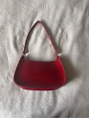 Red Shoulder Bag - Sleek Women’s Handbag